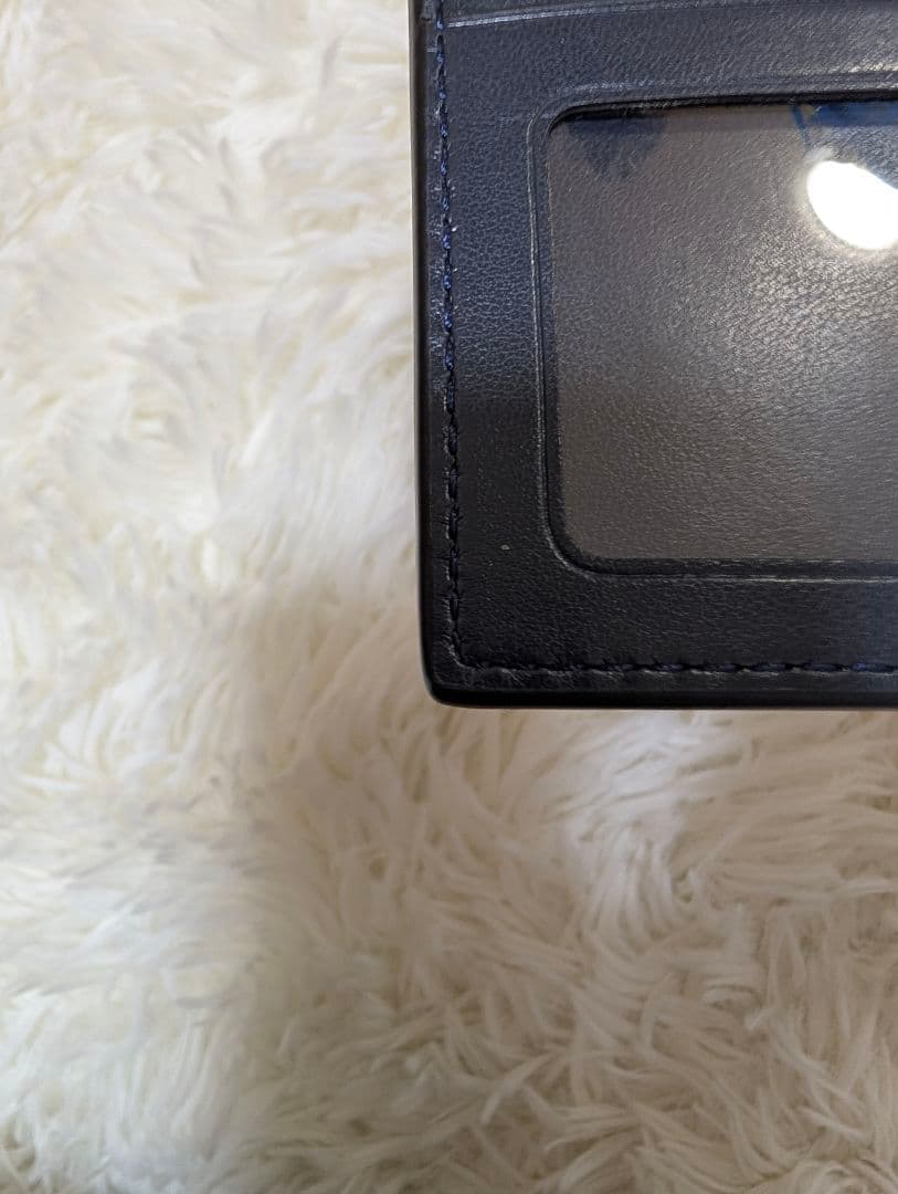 COACH F66551 シグネチャー 二つ折り財布 チャコールブラックネイビー