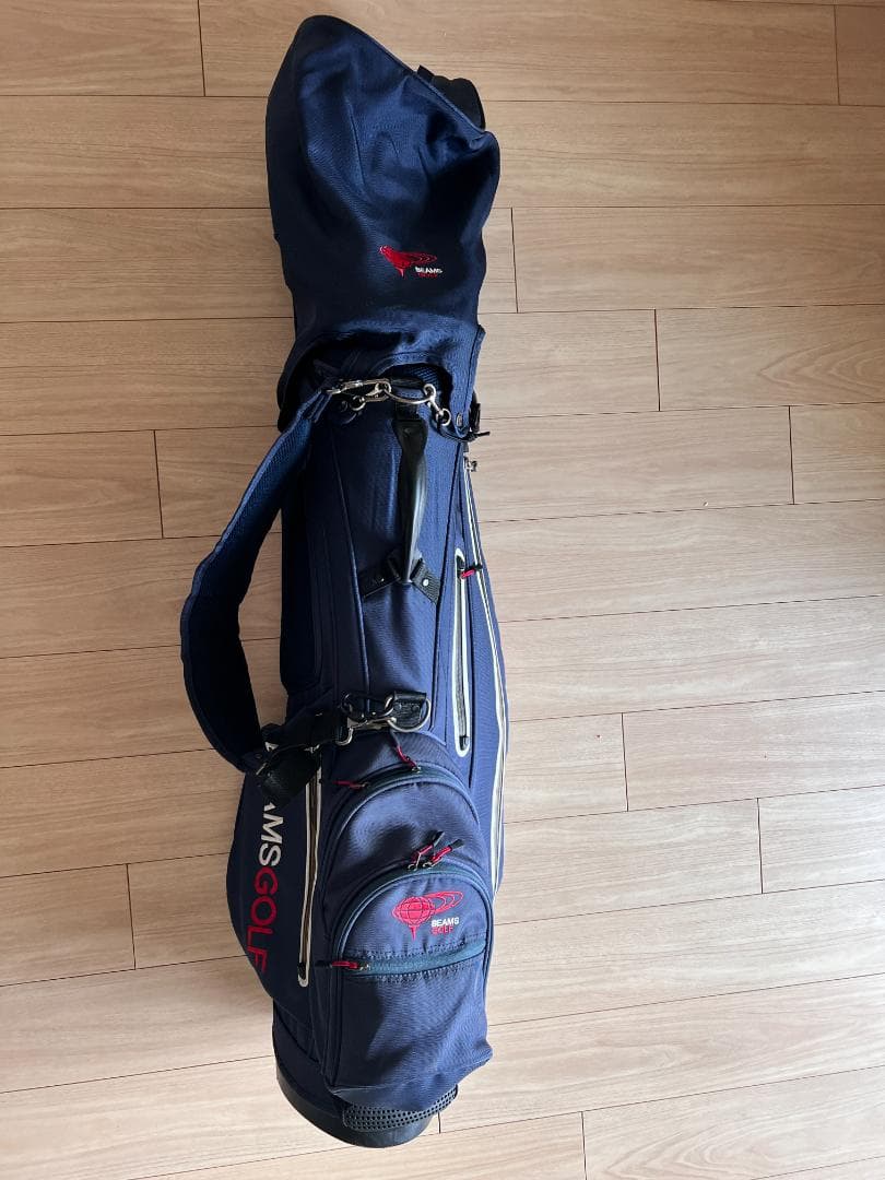 ひ*ー様 BEAMS GOLF　ビームス　キャディーバッグ　スタンド