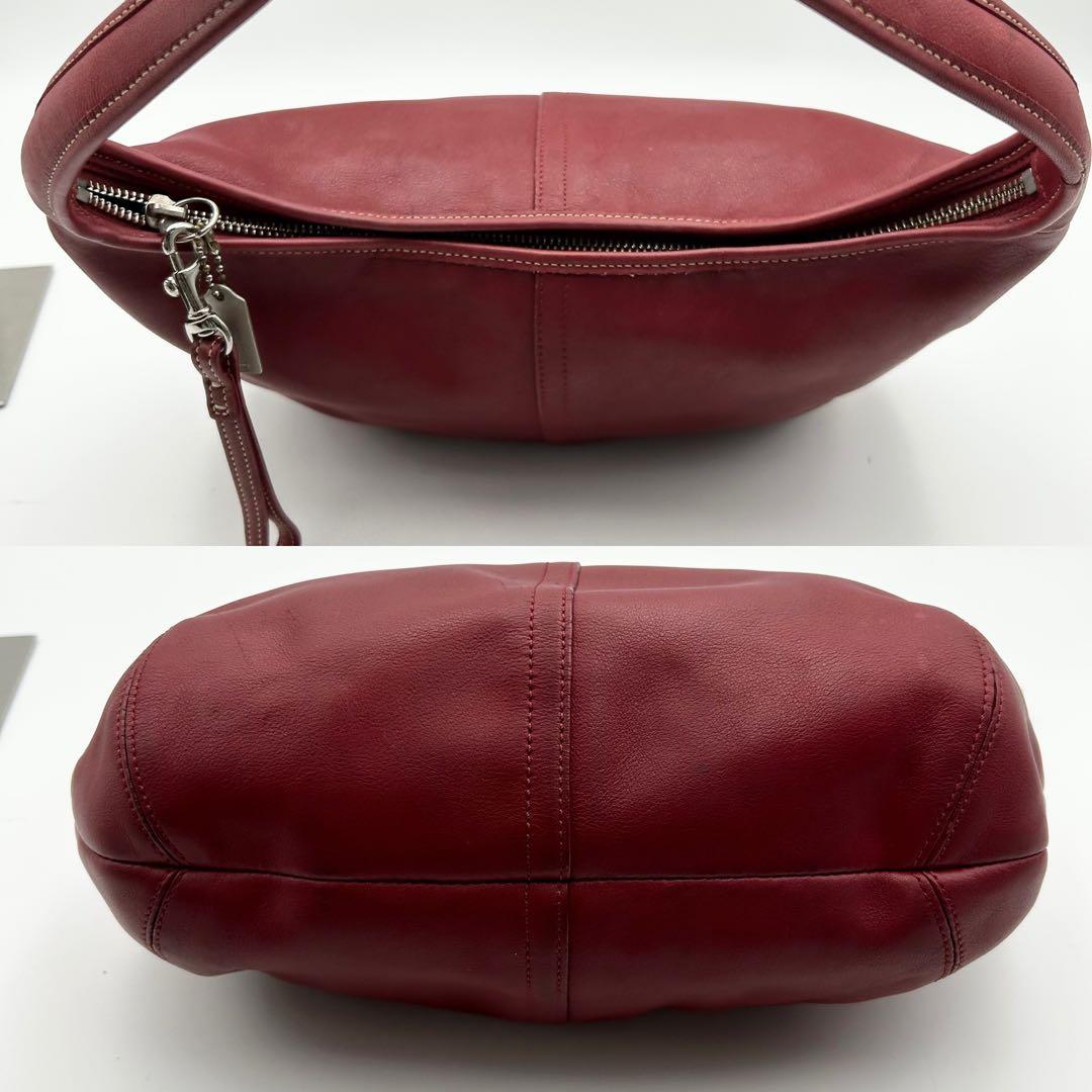 オールドコーチ ショルダーバッグ エルゴ ホーボー ワンショルダー 赤