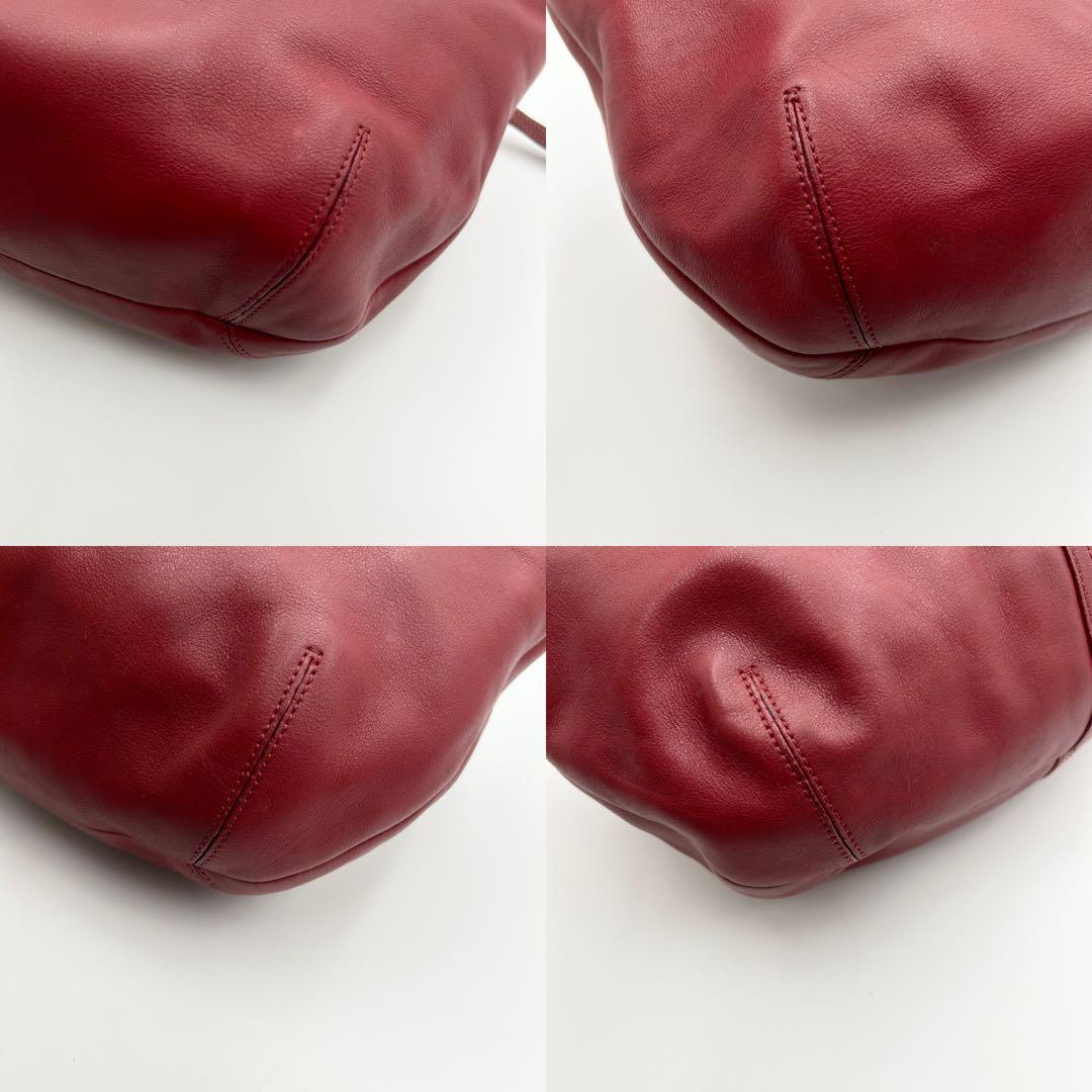 オールドコーチ ショルダーバッグ エルゴ ホーボー ワンショルダー 赤