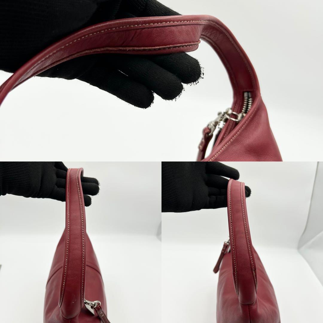 オールドコーチ ショルダーバッグ エルゴ ホーボー ワンショルダー 赤