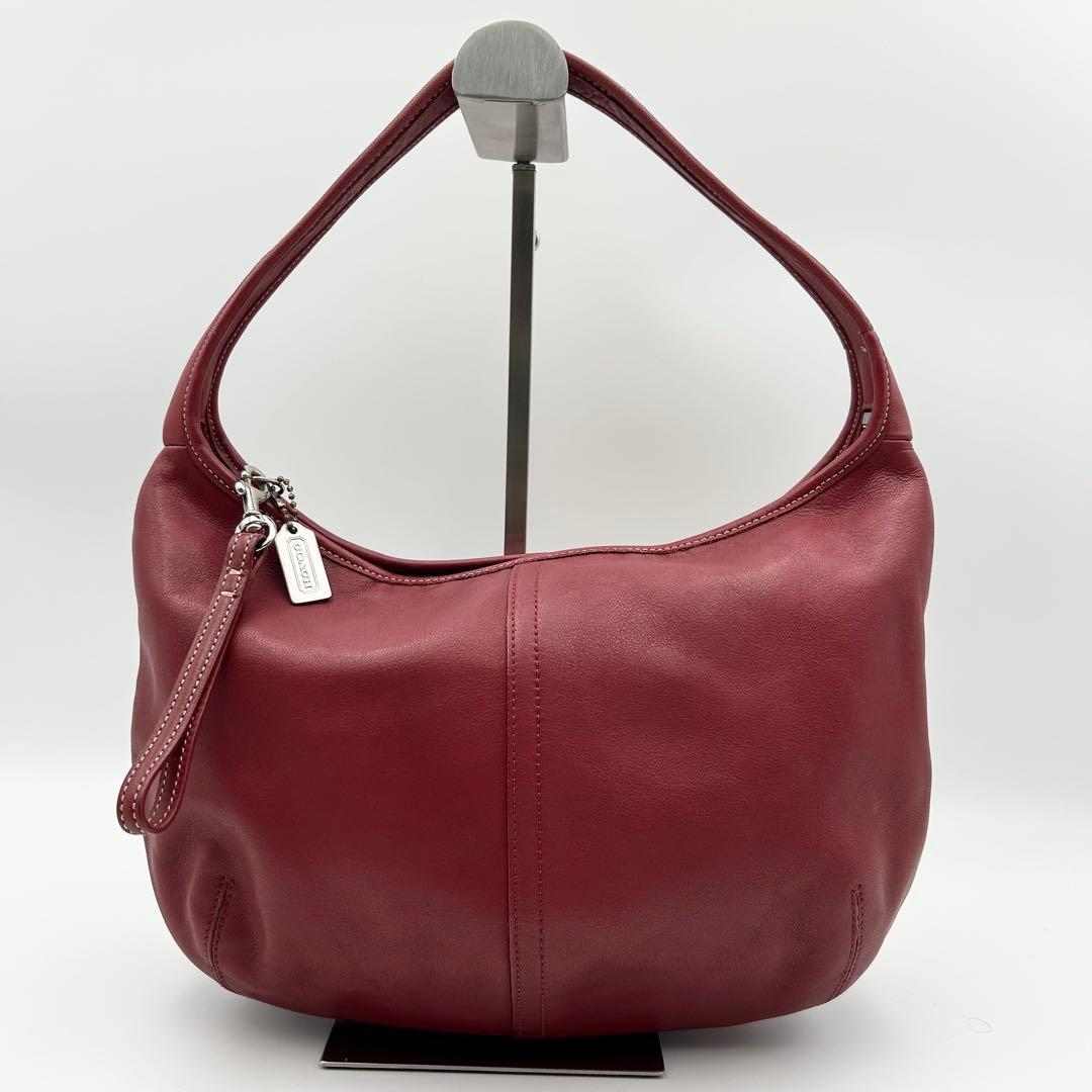 オールドコーチ ショルダーバッグ エルゴ ホーボー ワンショルダー 赤