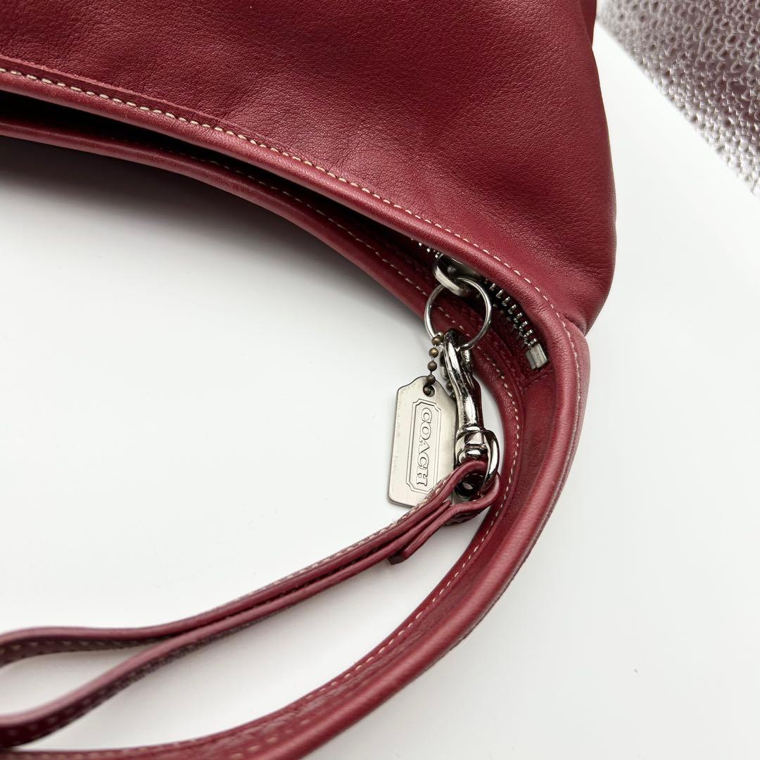 オールドコーチ ショルダーバッグ エルゴ ホーボー ワンショルダー 赤