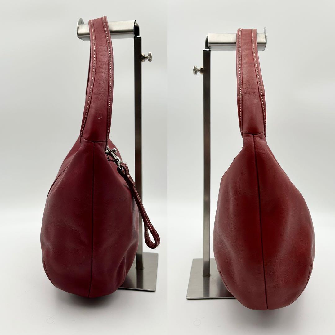 オールドコーチ ショルダーバッグ エルゴ ホーボー ワンショルダー 赤