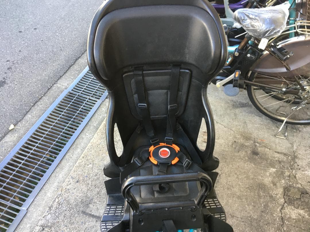 地域限定送料無料　アンジェリーノプティット　子供乗せ　青系　神戸市　電動自転車