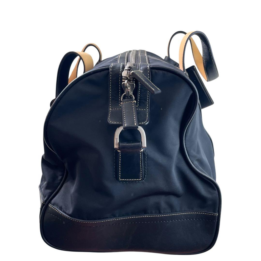 【大容量】コーチ 2way ボストンバッグ ナイロン レザー 05050