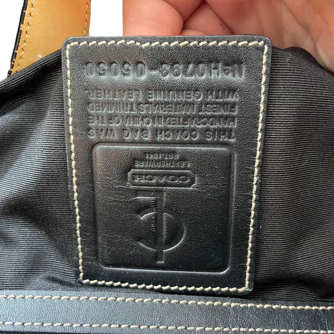 【大容量】コーチ 2way ボストンバッグ ナイロン レザー 05050