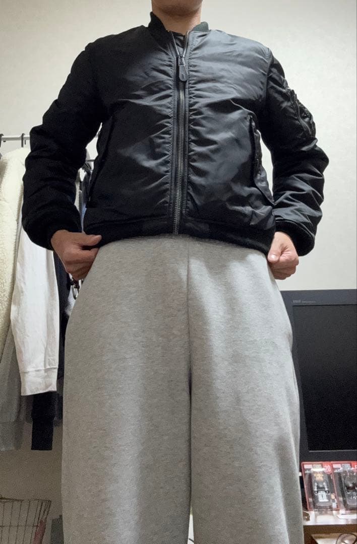 ALPHA INDUSTRIES MA-1 ブラック フライトジャケット