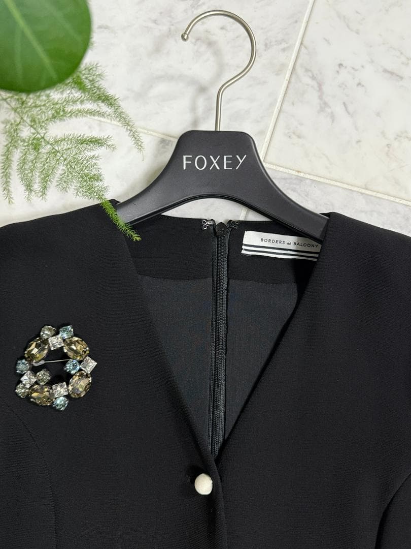 極美品★ボーダーズアットバルコニー ジャンプスーツ 36