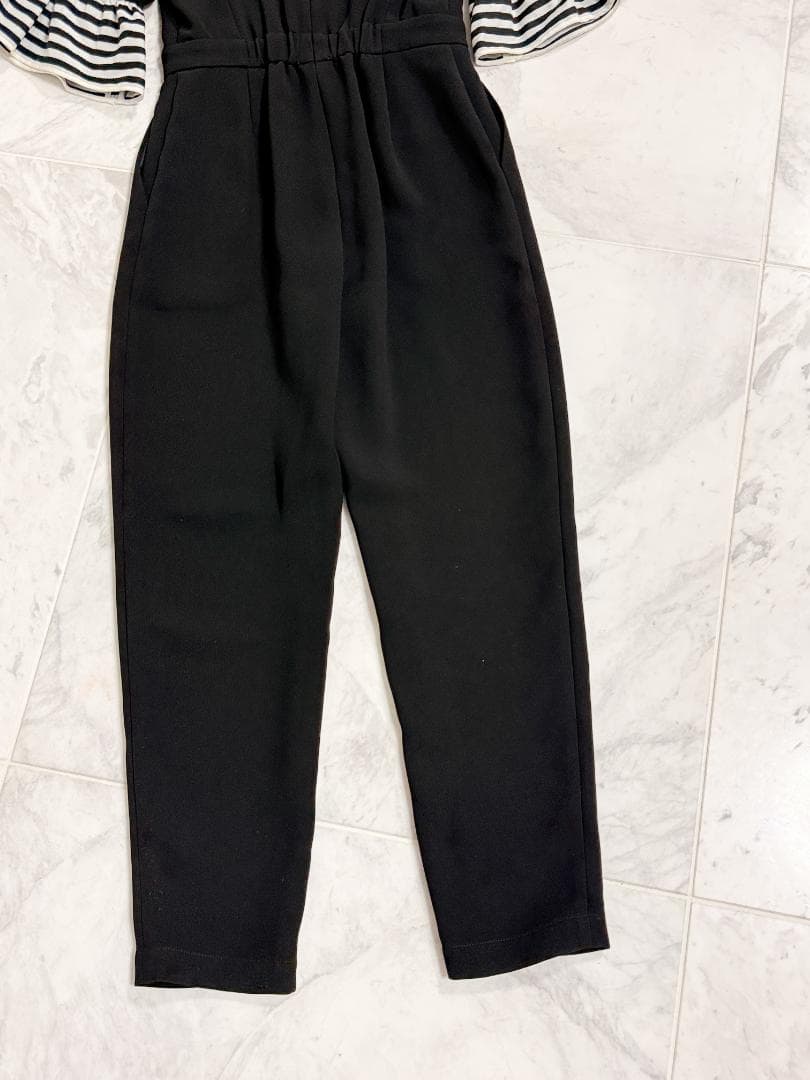 極美品★ボーダーズアットバルコニー ジャンプスーツ 36