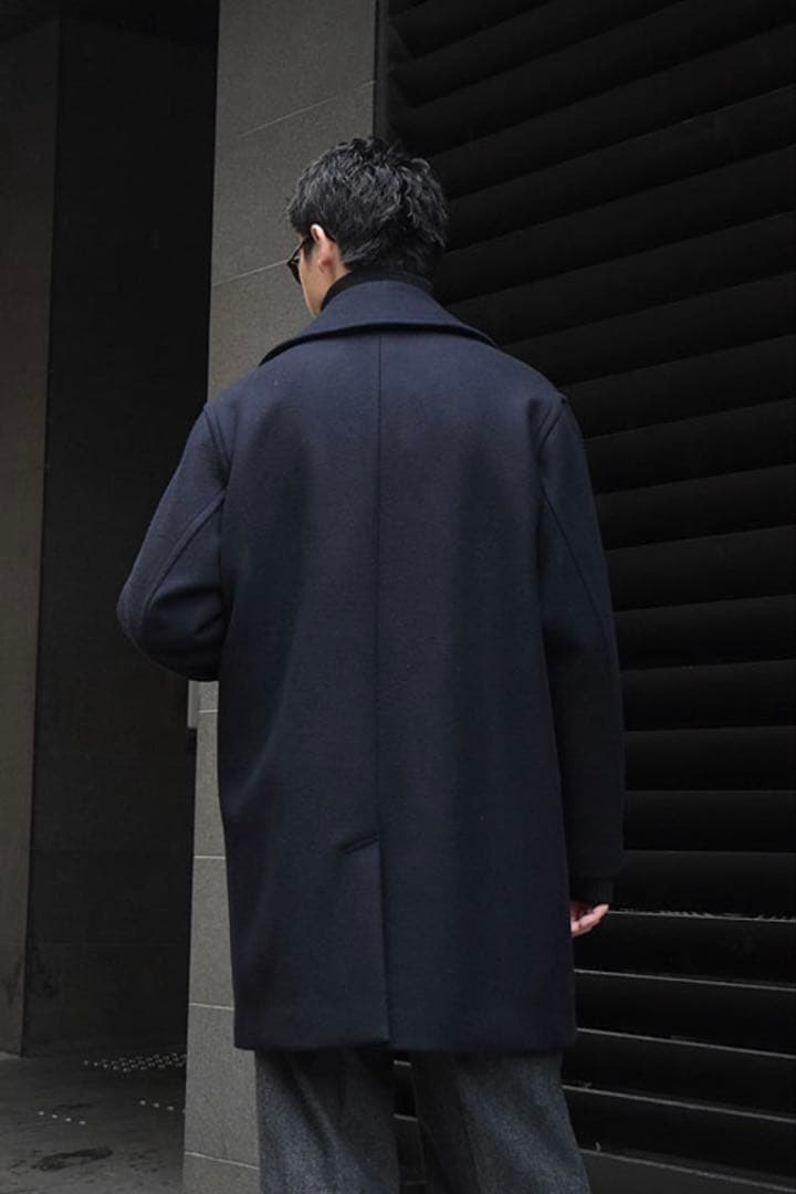 ジャケット・アウター blurhms ROOTSTOCK Wool Melton Pea Coat