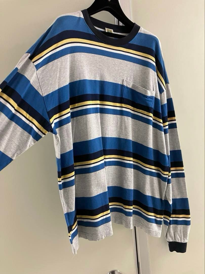 【CHEERFUL WEDNESDAY】マルチカラー ボーダー ロンT