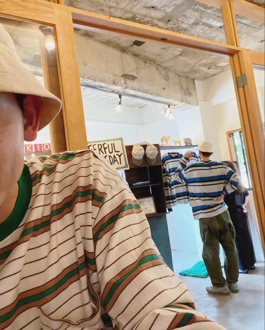 【CHEERFUL WEDNESDAY】マルチカラー ボーダー ロンT