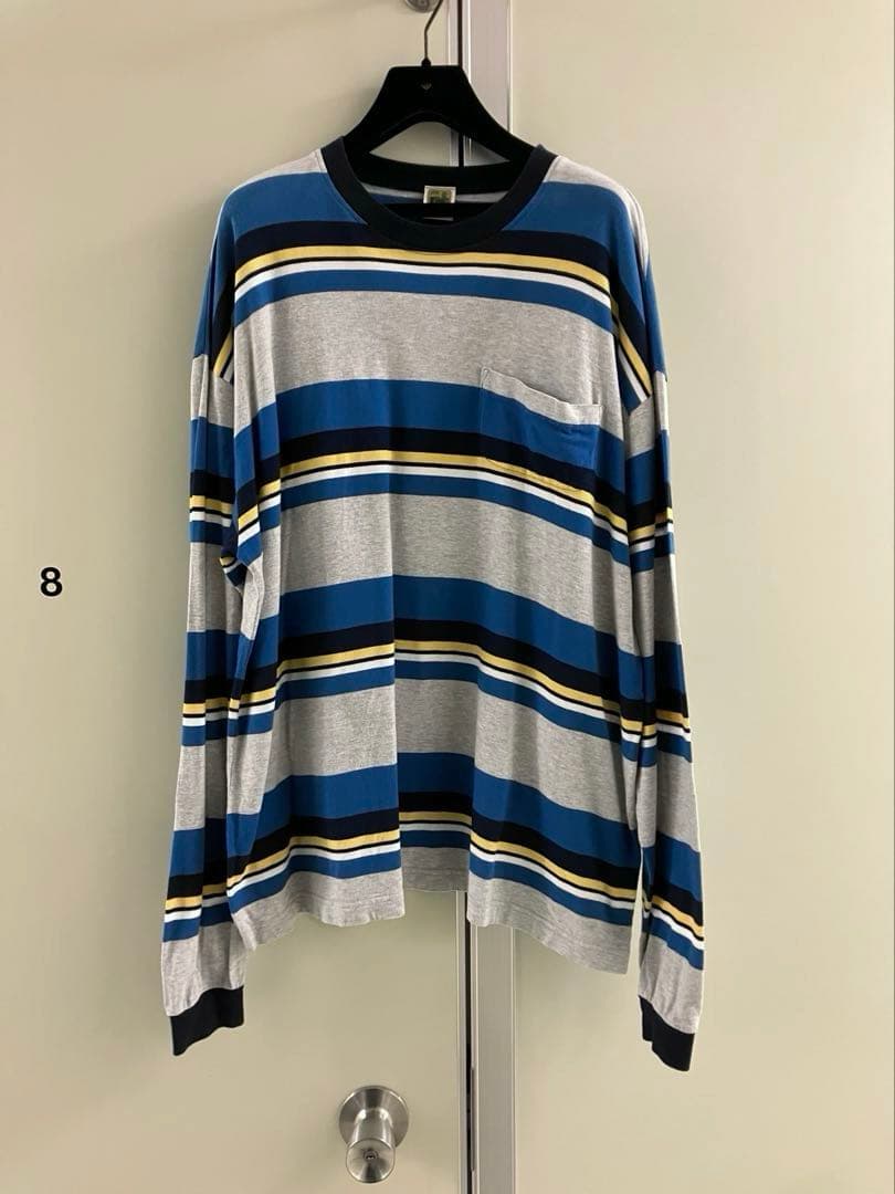 【CHEERFUL WEDNESDAY】マルチカラー ボーダー ロンT