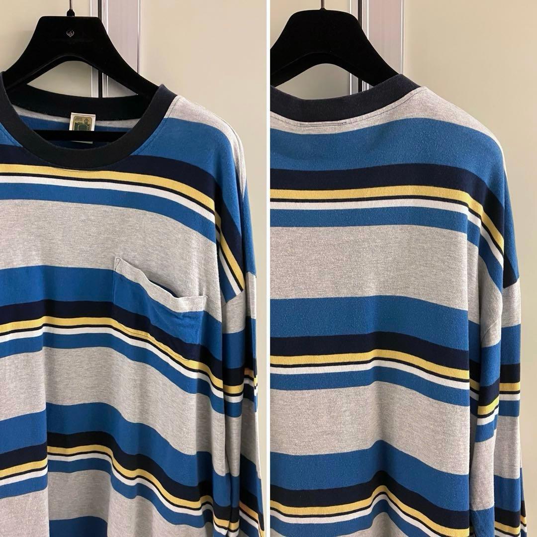 【CHEERFUL WEDNESDAY】マルチカラー ボーダー ロンT