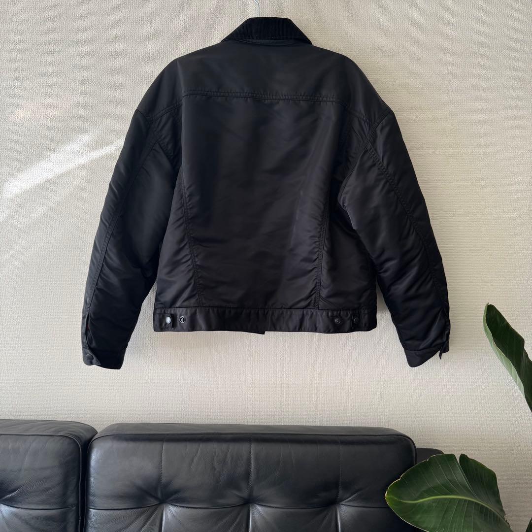 【超美品】ALPHA トラッカージャケット ブラックSサイズ