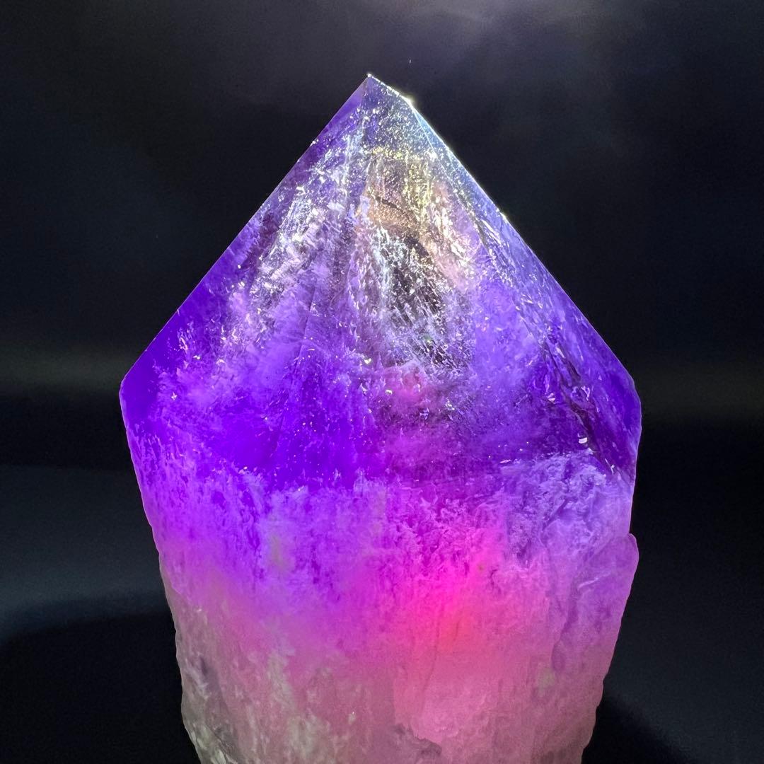 ✮超激レア✮極上の逸品✮ボリビア産 アメジスト アメトリン 六角柱 天然石 原石