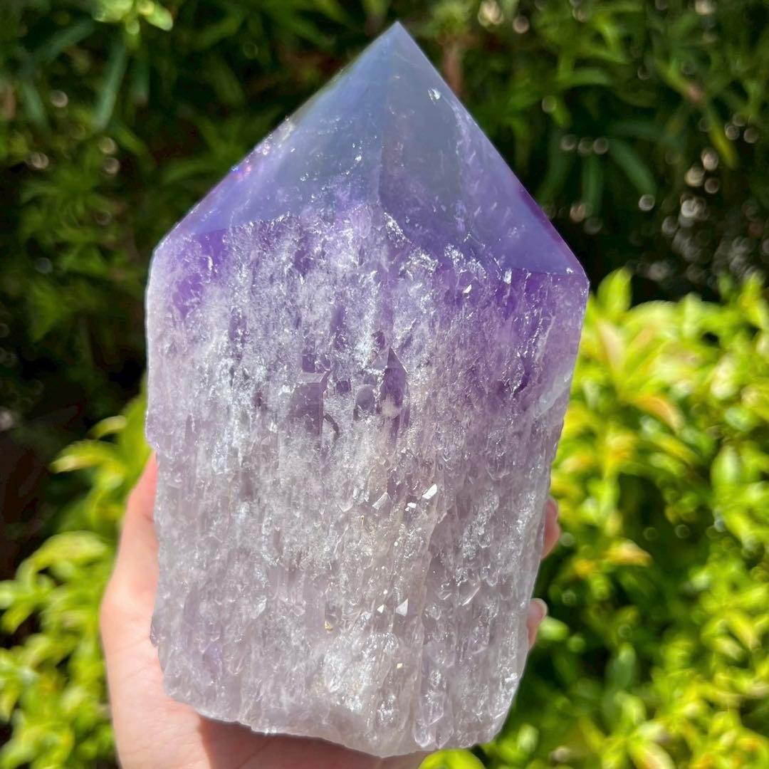 ✮超激レア✮極上の逸品✮ボリビア産 アメジスト アメトリン 六角柱 天然石 原石