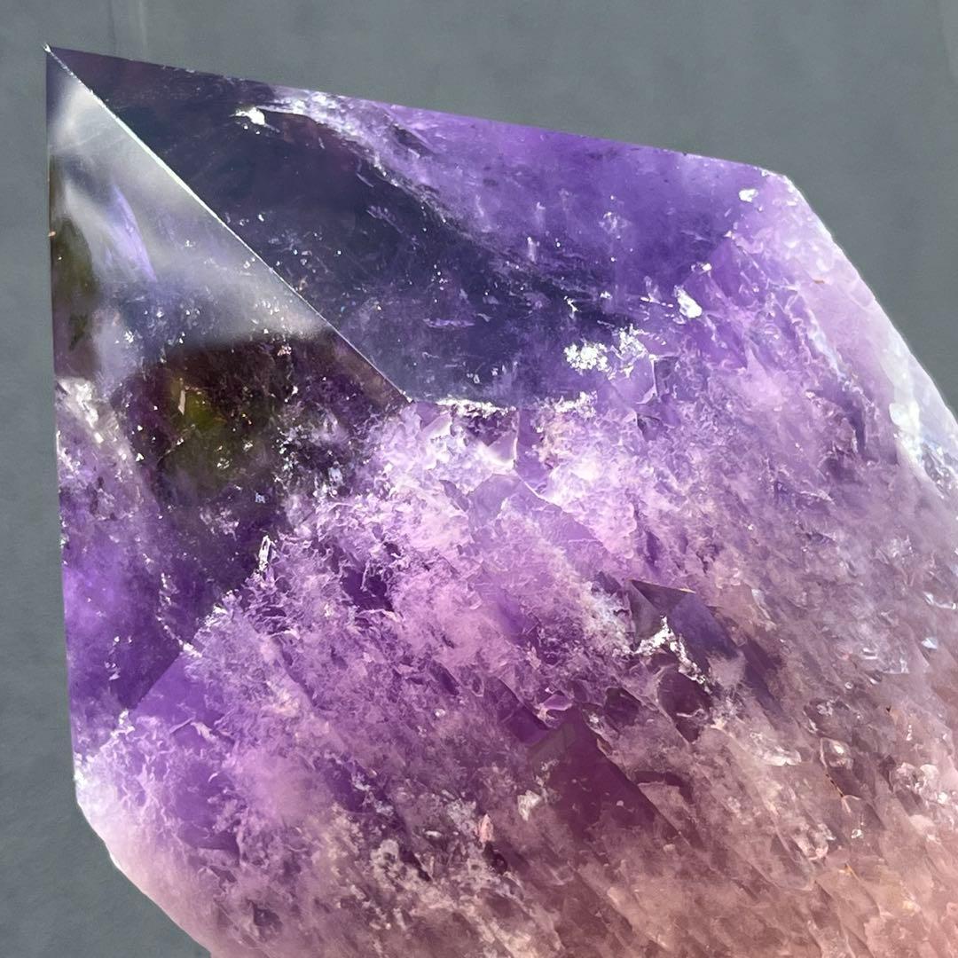 ✮超激レア✮極上の逸品✮ボリビア産 アメジスト アメトリン 六角柱 天然石 原石