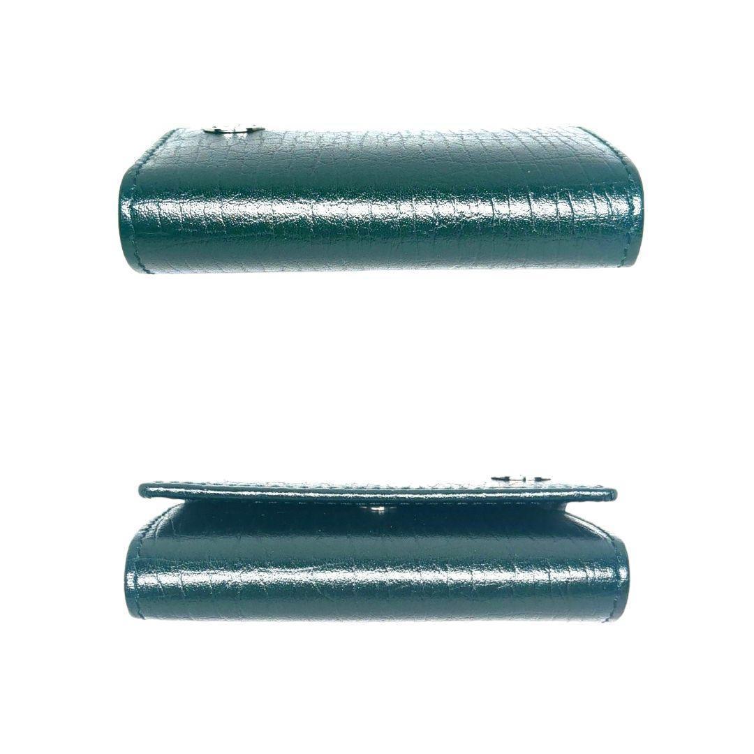 超美品✨【GUCCI】６連 キーケース インターロッキング ダークグリーン 箱付