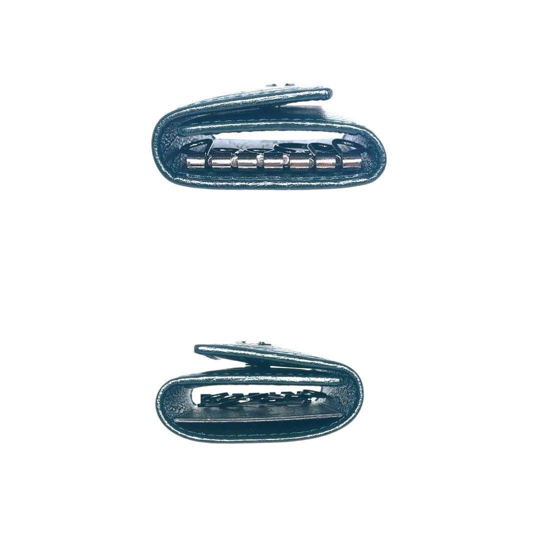 超美品✨【GUCCI】６連 キーケース インターロッキング ダークグリーン 箱付