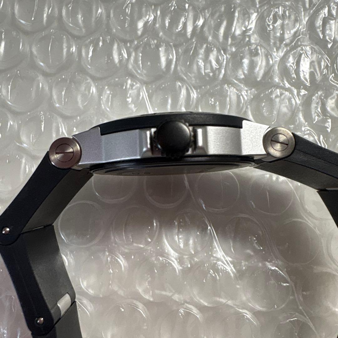 稼動品⭐️BVLGARI デイトクォーツAL29TA アルミニウム ラバーベルト