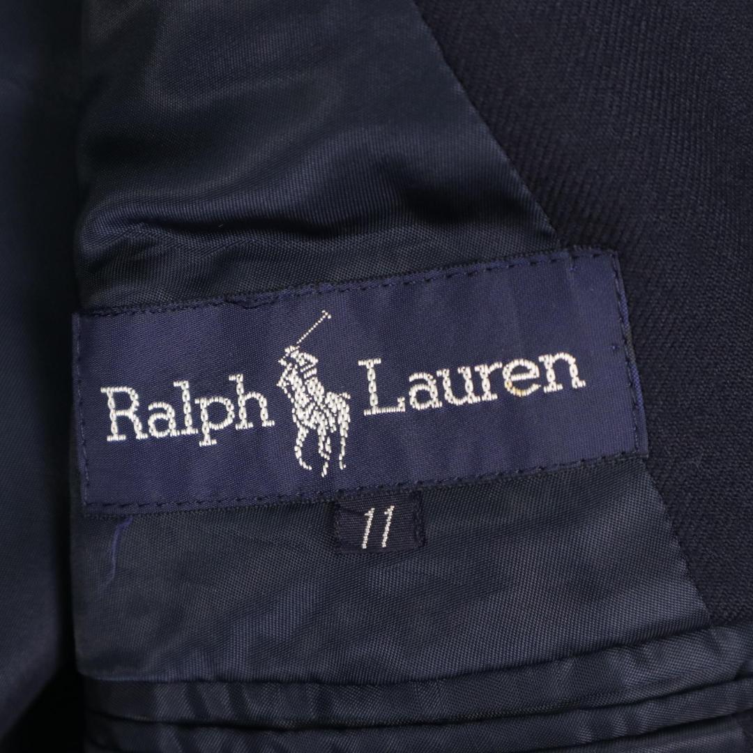 【美品✨】ラルフローレン ダブルブレストジャケット 紺ブレ 金ボタン 11サイズ