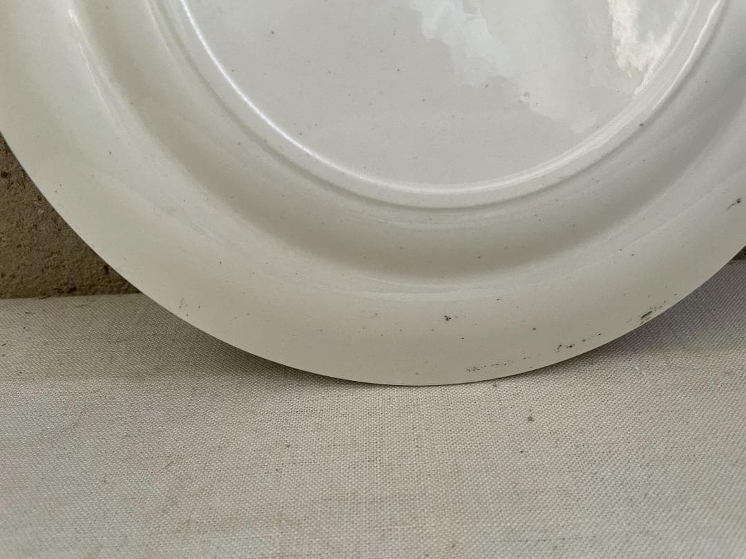 美品 エミールブルジョワ　平皿N-938/フランスアンティーク/ブロカント