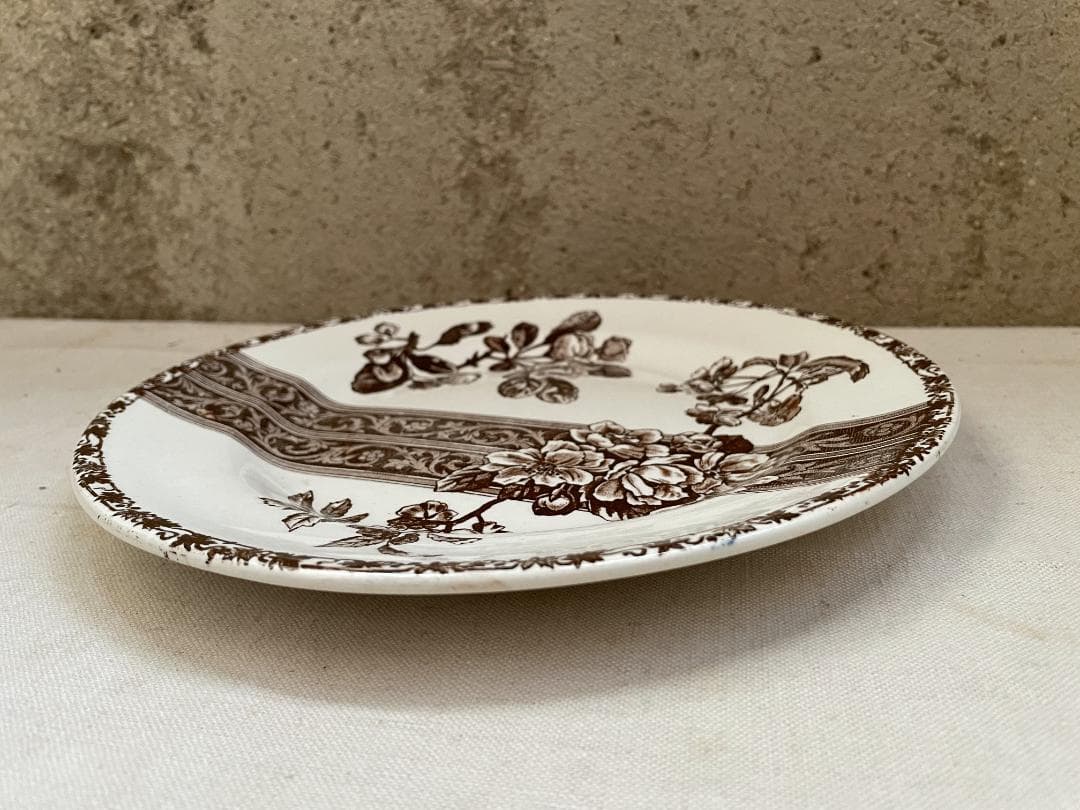 美品 エミールブルジョワ　平皿N-938/フランスアンティーク/ブロカント