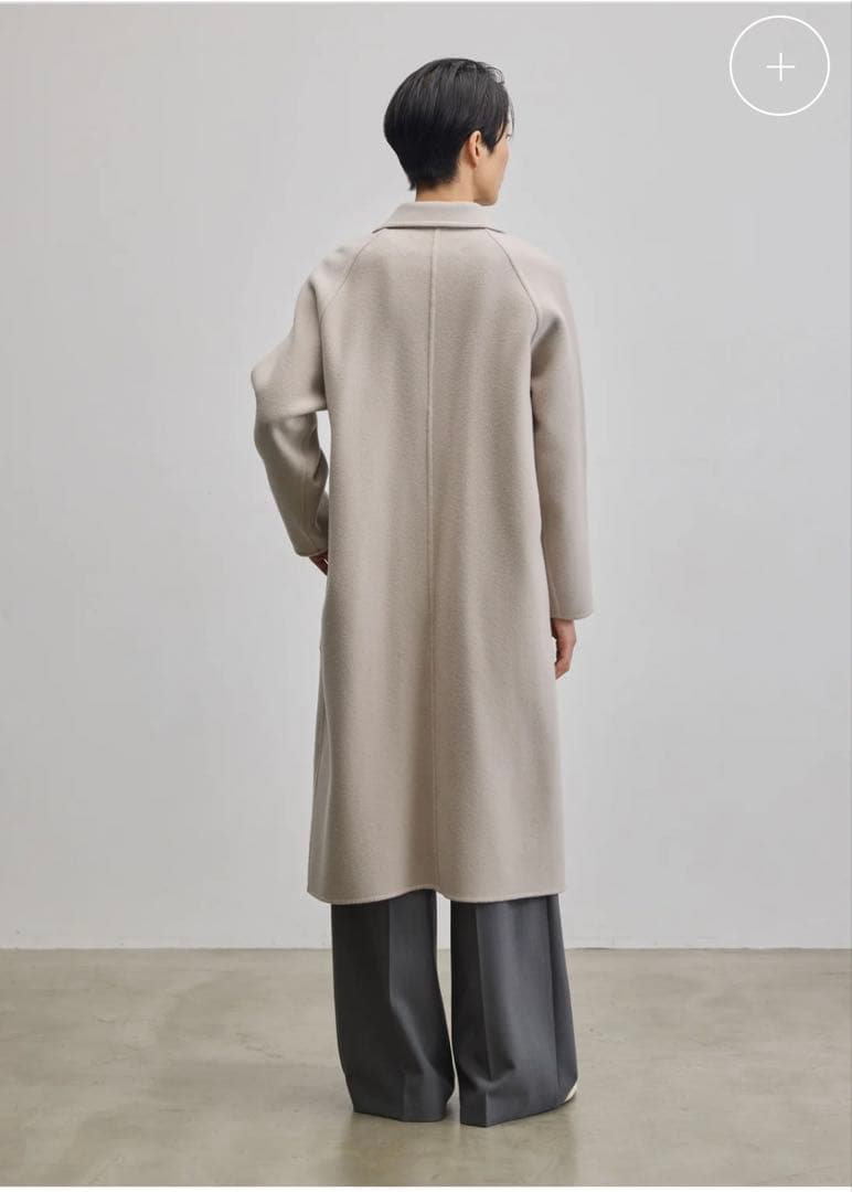 ソージュ現行 ［新品、未使用］ウールリバーローブコートベージュM