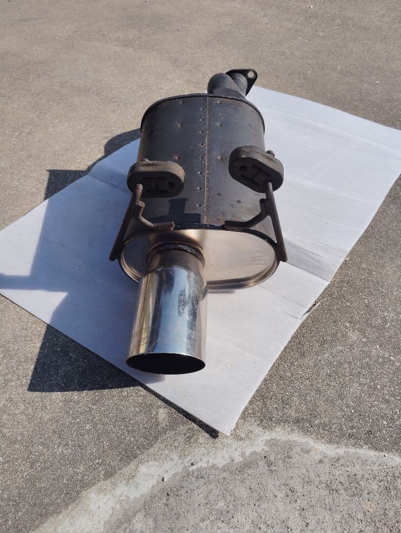 シビックEG6.EG5JASMA ステンレス 丸型マフラー 本体