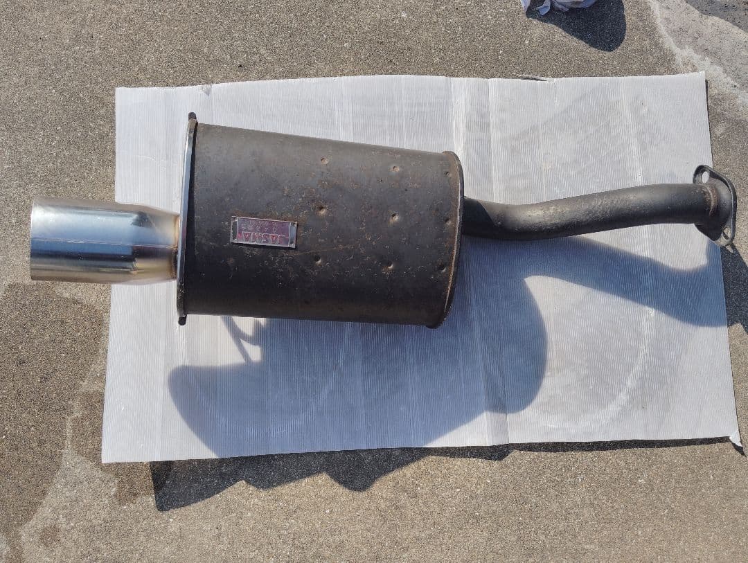 シビックEG6.EG5JASMA ステンレス 丸型マフラー 本体