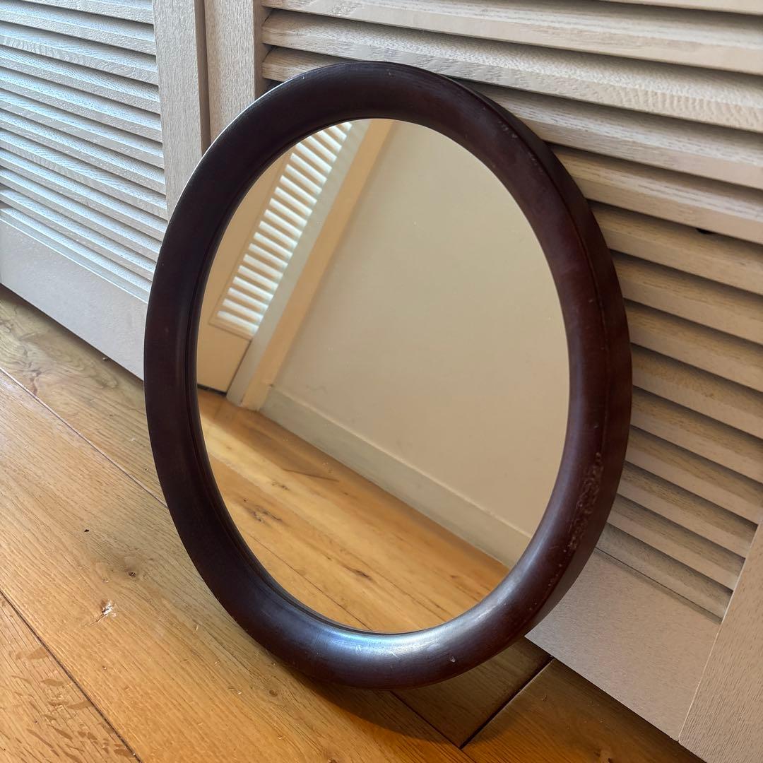 秋田木工　鏡　ミラー　柳宗理　ヴィンテージ