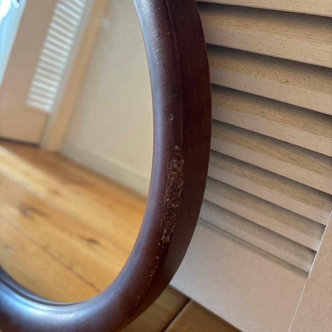 秋田木工　鏡　ミラー　柳宗理　ヴィンテージ