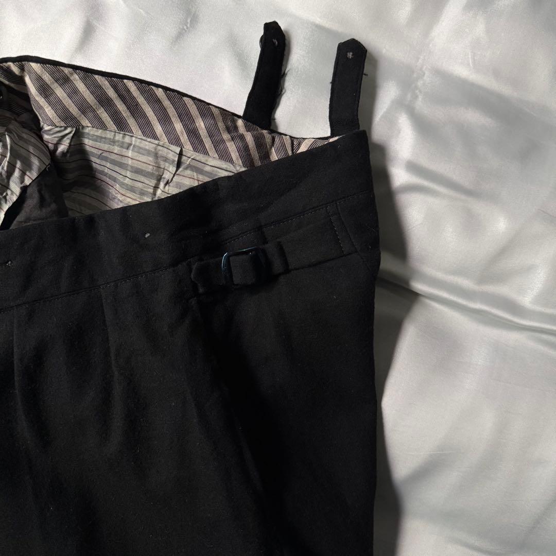 希少 50s 60s vintage ユーロ製 ブラック ウール ワークパンツ