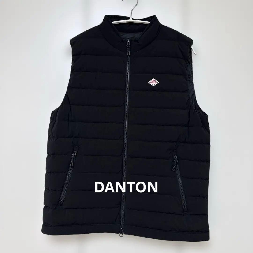 [DANTON/ダントン] 2WAYストレッチナイロン ダウンベスト　Mサイズ