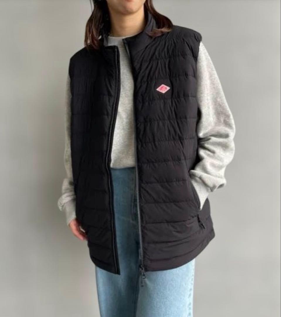 [DANTON/ダントン] 2WAYストレッチナイロン ダウンベスト　Mサイズ