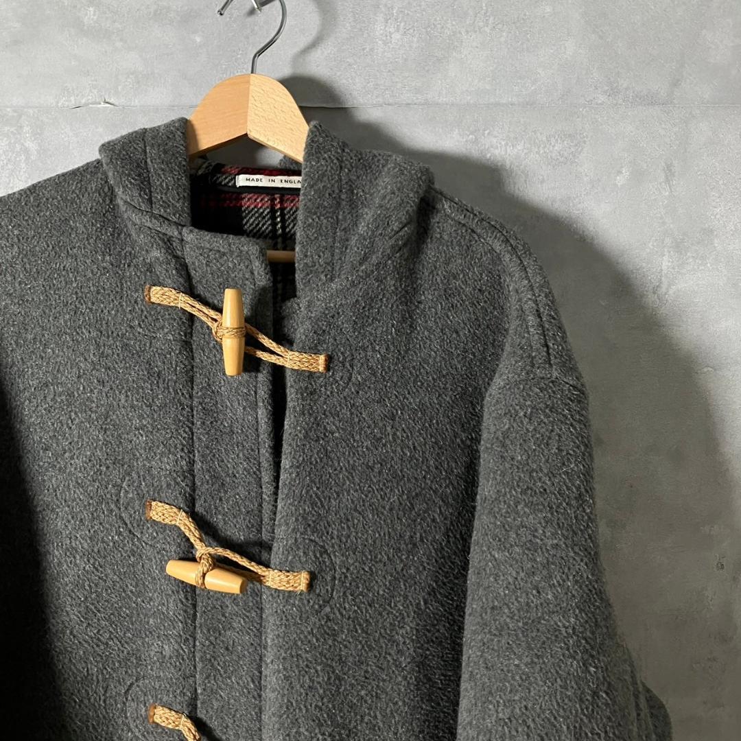 Tibbett チベット ダッフルコート 英国製 グレー XL相当 N492