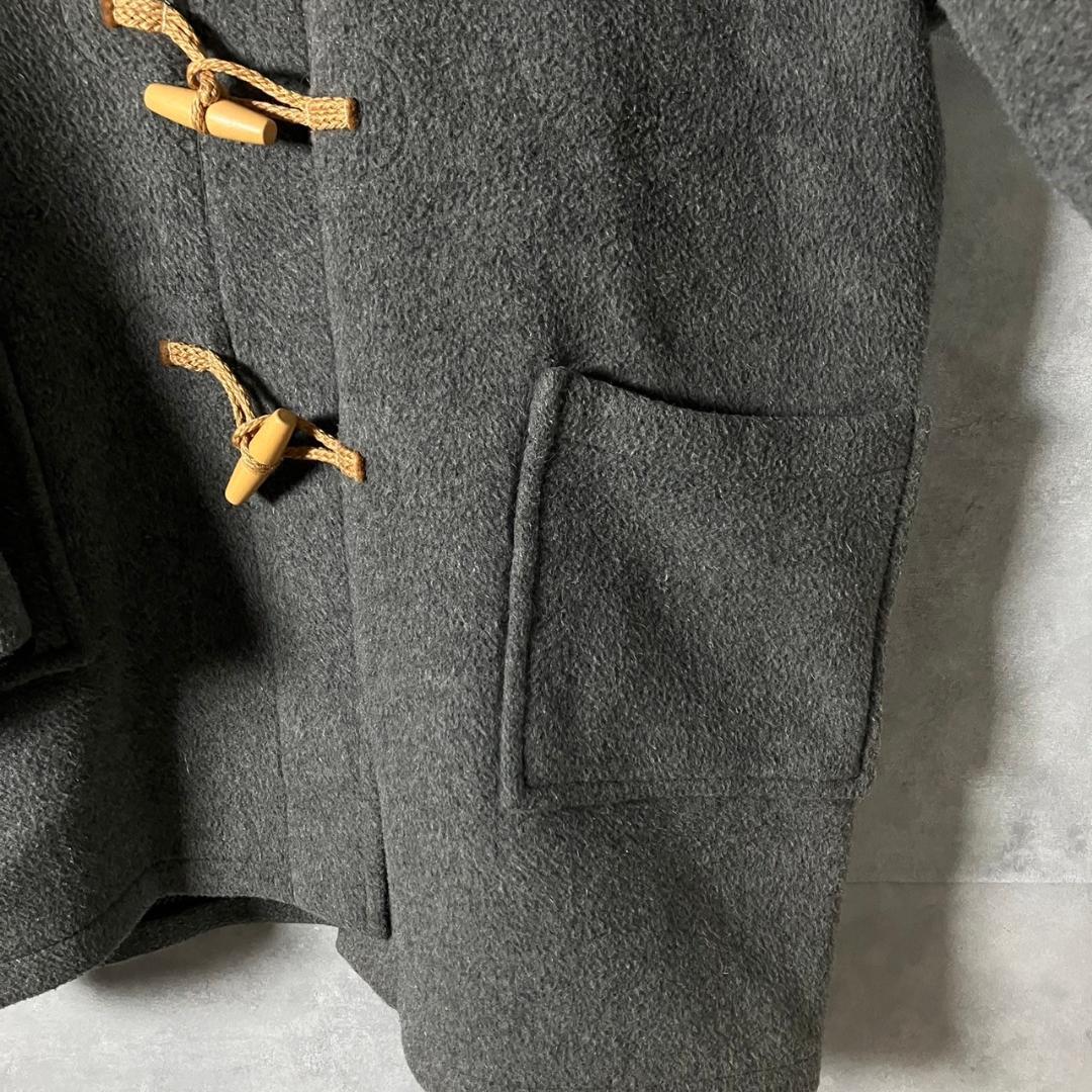 Tibbett チベット ダッフルコート 英国製 グレー XL相当 N492