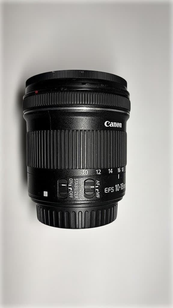 レンズ(単焦点) Canon EF-S 10-18mm f/4.5-5.6 IS STM