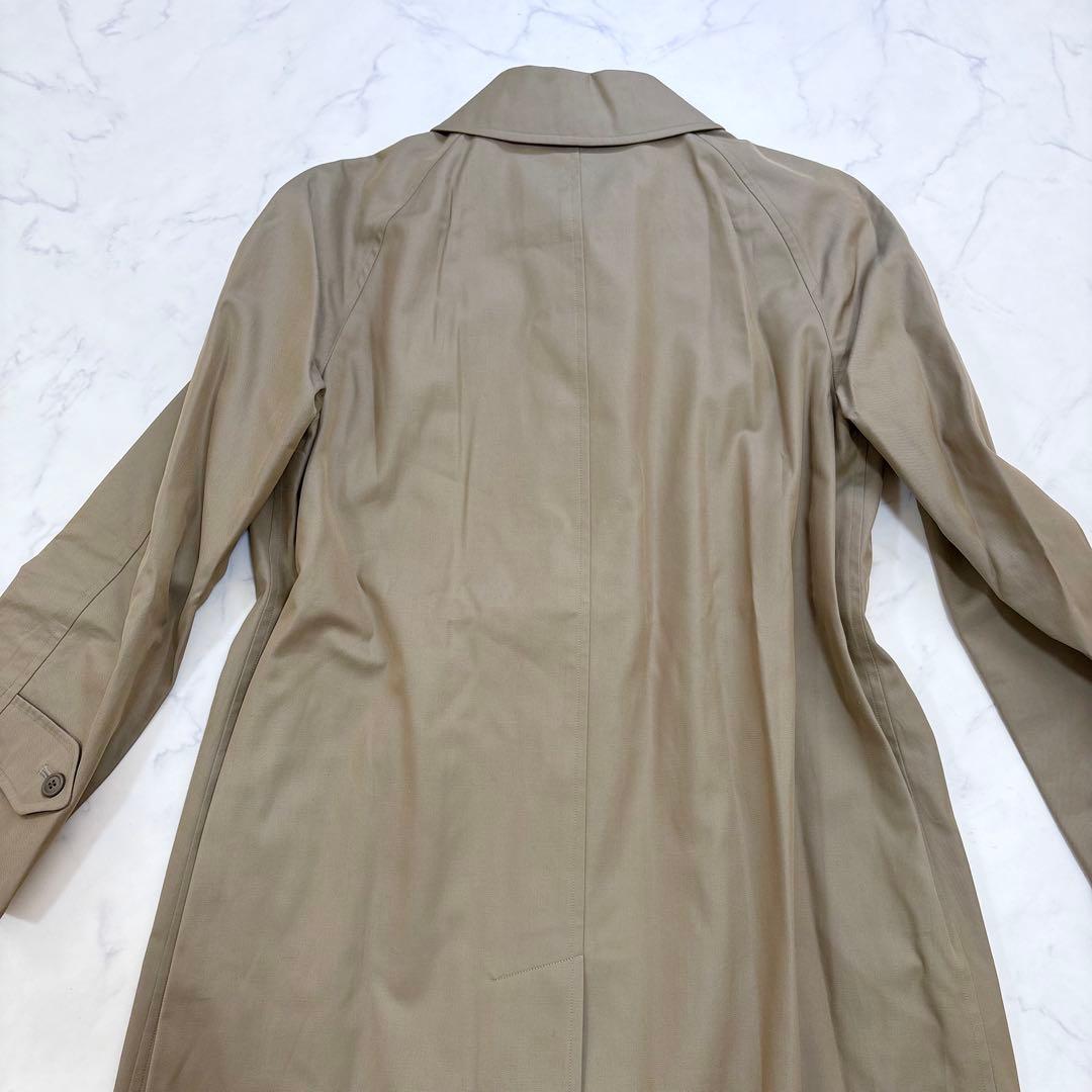 美品 BURBERRY ノバチェックステンカラーコート ロングコートMベージュ