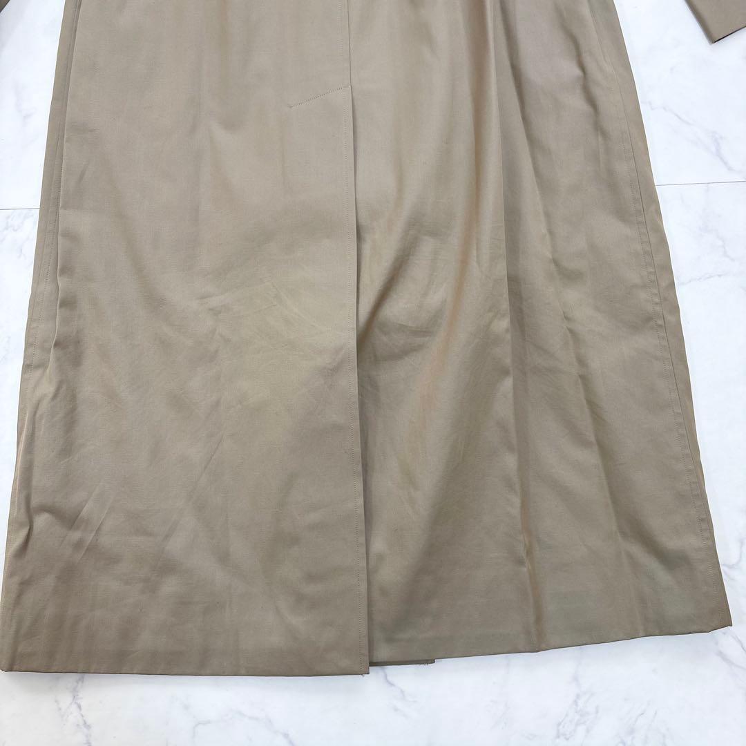 美品 BURBERRY ノバチェックステンカラーコート ロングコートMベージュ