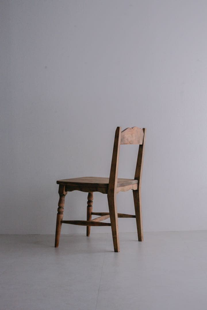 白木椅子 無垢材 ダイニングチェア　アンティークチェア ナチュラル古家具 古道具