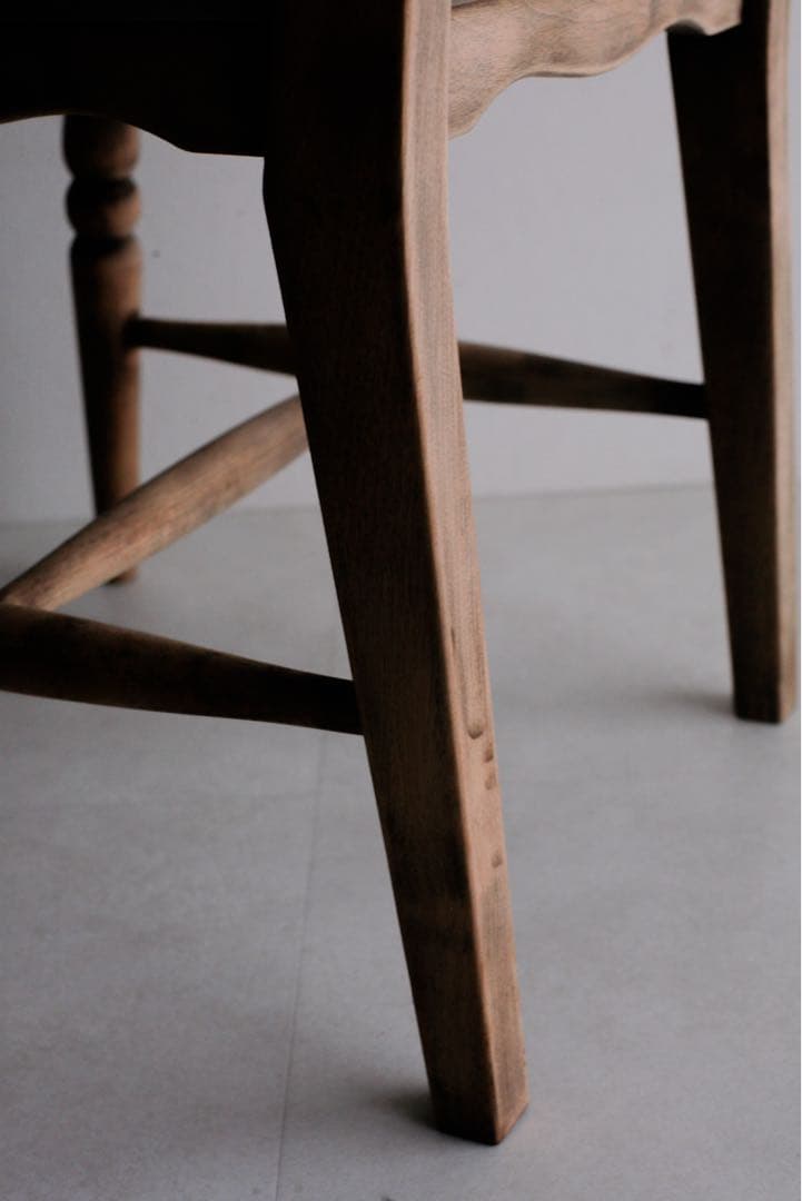 白木椅子 無垢材 ダイニングチェア　アンティークチェア ナチュラル古家具 古道具