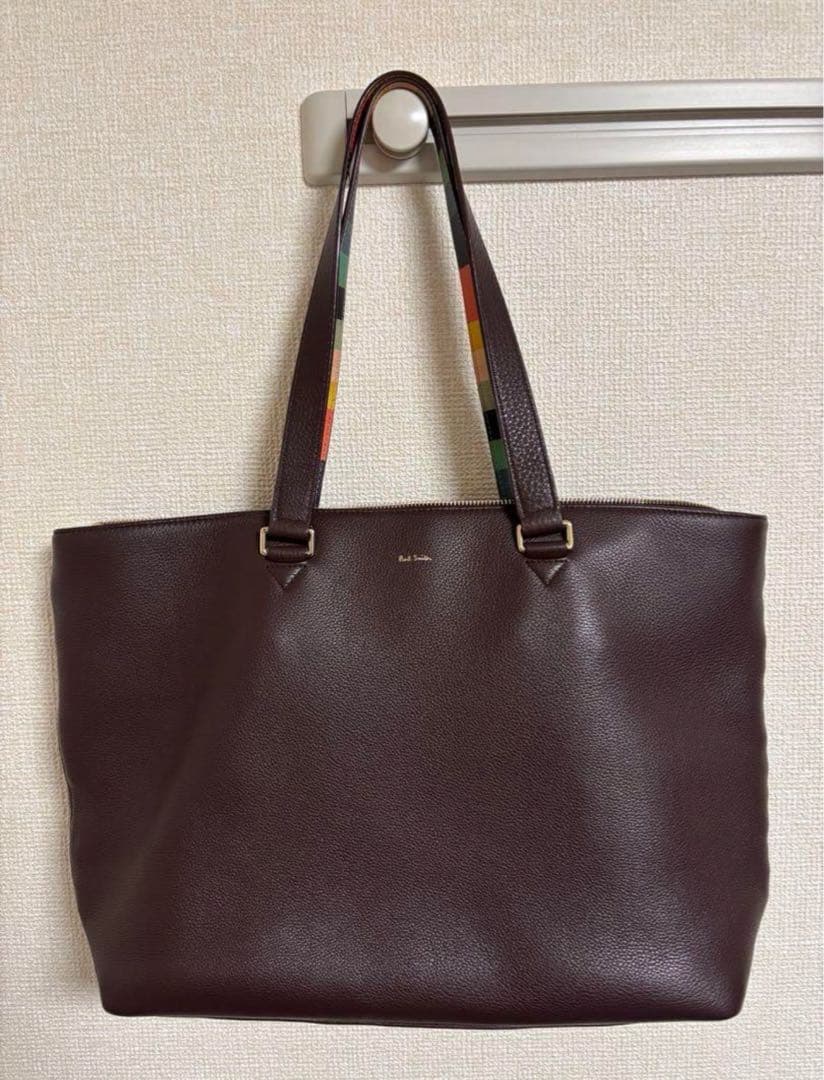 Paul Smith ダークブラウン トートバッグ