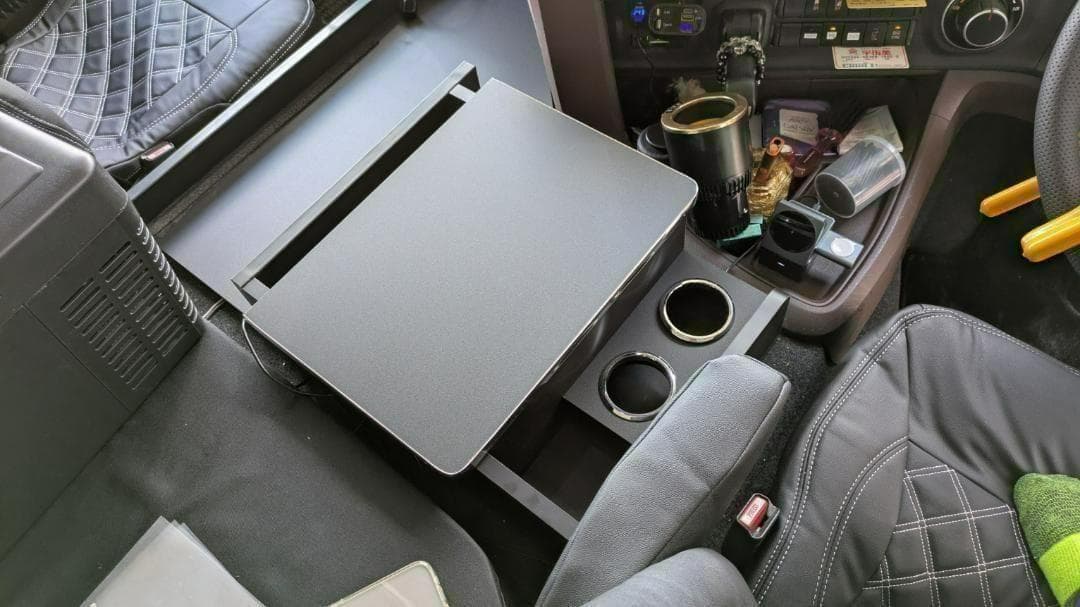 新型 17 グランドプロフィア 保冷庫対応　コンソールテーブル パイプ無し