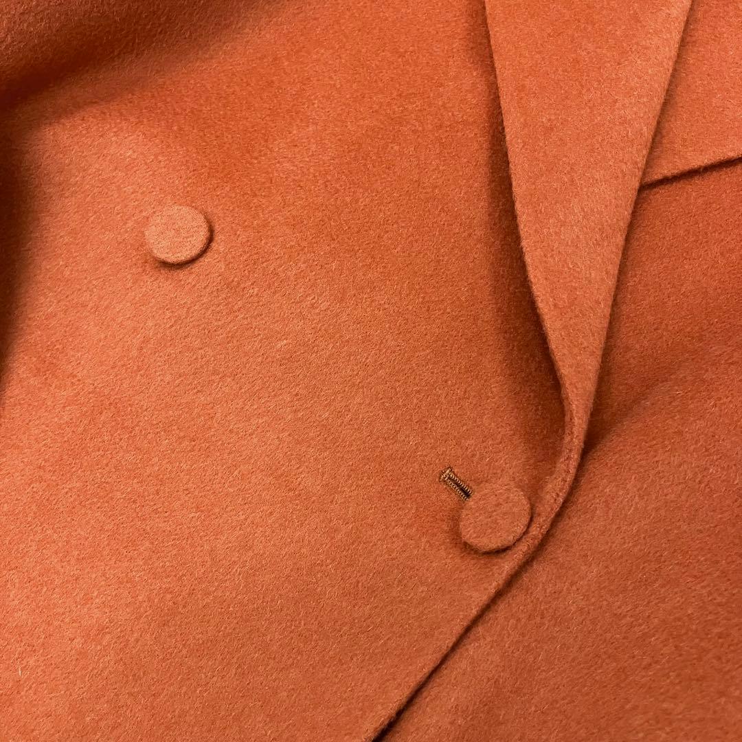 新品タグ付◆JOSEPH ダブルフェイスカシミヤコート38 シナモンカラー21万