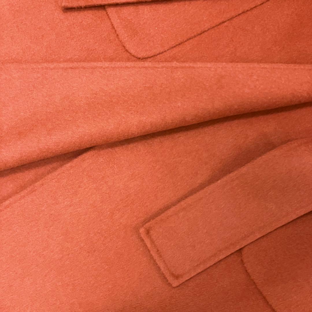 新品タグ付◆JOSEPH ダブルフェイスカシミヤコート38 シナモンカラー21万