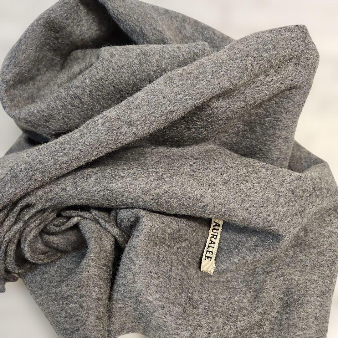◾AURALEE オーラリー　大判ストール　マフラー　カシミヤ100％