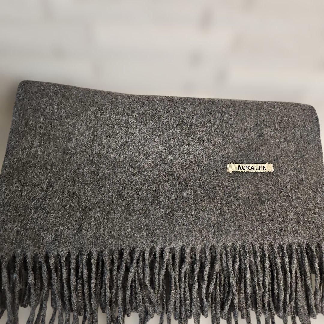 ◾AURALEE オーラリー　大判ストール　マフラー　カシミヤ100％